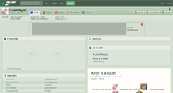 Desktop Screenshot of cutekirbyplz.deviantart.com