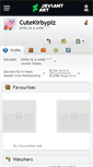 Mobile Screenshot of cutekirbyplz.deviantart.com
