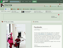Tablet Screenshot of cizzy-swag.deviantart.com