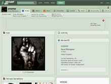 Tablet Screenshot of eneme.deviantart.com