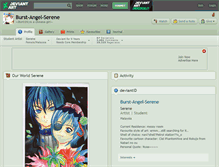 Tablet Screenshot of burst-angel-serene.deviantart.com