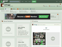 Tablet Screenshot of drpreggo.deviantart.com
