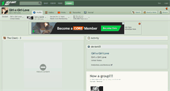 Desktop Screenshot of girl-x-girl-love.deviantart.com