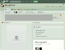 Tablet Screenshot of girl-x-girl-love.deviantart.com