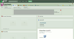 Desktop Screenshot of cheerileeplz.deviantart.com