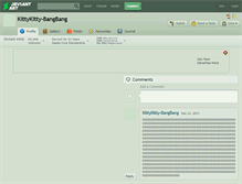 Tablet Screenshot of kittykitty-bangbang.deviantart.com