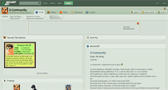 Desktop Screenshot of g-community.deviantart.com