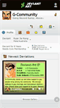Mobile Screenshot of g-community.deviantart.com