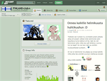 Tablet Screenshot of finland-club.deviantart.com