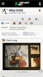 Mobile Screenshot of kitty-child.deviantart.com