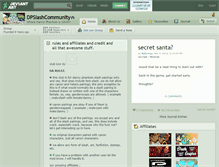 Tablet Screenshot of dpslashcommunity.deviantart.com