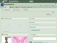 Tablet Screenshot of bellaxelitaschull.deviantart.com