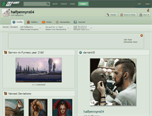 Tablet Screenshot of halfpennyro04.deviantart.com