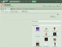 Tablet Screenshot of jeroenart.deviantart.com