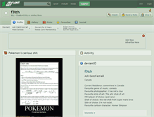 Tablet Screenshot of f3tch.deviantart.com