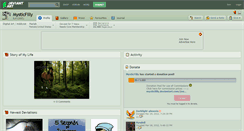 Desktop Screenshot of mysticfilly.deviantart.com