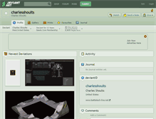 Tablet Screenshot of charlesshoults.deviantart.com