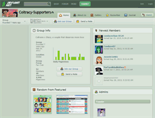 Tablet Screenshot of coltracy-supporters.deviantart.com