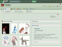 Tablet Screenshot of k-shadow.deviantart.com