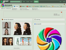 Tablet Screenshot of micireland.deviantart.com