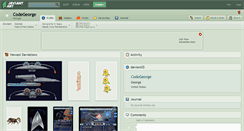 Desktop Screenshot of codegeorge.deviantart.com