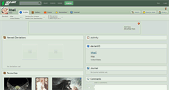 Desktop Screenshot of kisax.deviantart.com