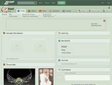 Tablet Screenshot of kisax.deviantart.com