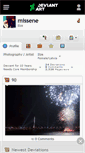 Mobile Screenshot of missene.deviantart.com
