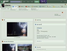 Tablet Screenshot of missene.deviantart.com