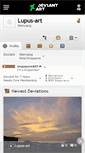 Mobile Screenshot of lupus-art.deviantart.com