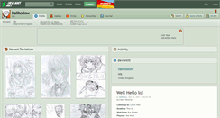 Desktop Screenshot of hellhollow.deviantart.com
