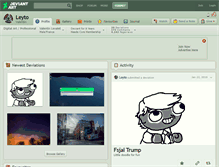 Tablet Screenshot of leyto.deviantart.com