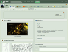 Tablet Screenshot of gerf.deviantart.com