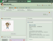 Tablet Screenshot of naru-no-neko.deviantart.com
