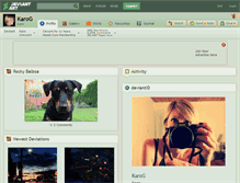 Tablet Screenshot of karog.deviantart.com