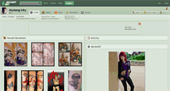 Desktop Screenshot of mustang-inky.deviantart.com