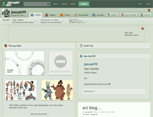 Tablet Screenshot of jescast99.deviantart.com