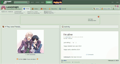 Desktop Screenshot of lonelyknight.deviantart.com
