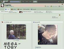 Tablet Screenshot of megatoby.deviantart.com