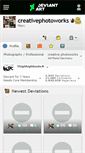 Mobile Screenshot of creativephotoworks.deviantart.com