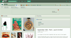 Desktop Screenshot of cecilec.deviantart.com