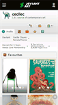 Mobile Screenshot of cecilec.deviantart.com