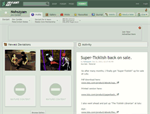 Tablet Screenshot of nohszyam.deviantart.com