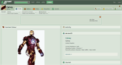 Desktop Screenshot of calvey.deviantart.com