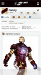 Mobile Screenshot of calvey.deviantart.com