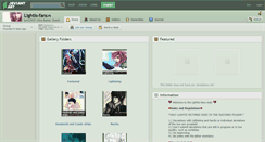 Desktop Screenshot of lightis-fans.deviantart.com