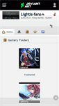 Mobile Screenshot of lightis-fans.deviantart.com