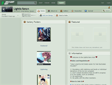 Tablet Screenshot of lightis-fans.deviantart.com