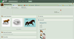 Desktop Screenshot of betrayed-fox.deviantart.com