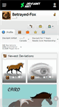 Mobile Screenshot of betrayed-fox.deviantart.com